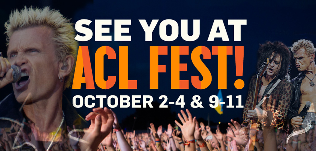 IDOL SLATED FOR AUSTIN CITY LIMITS FEST | Billy Idol