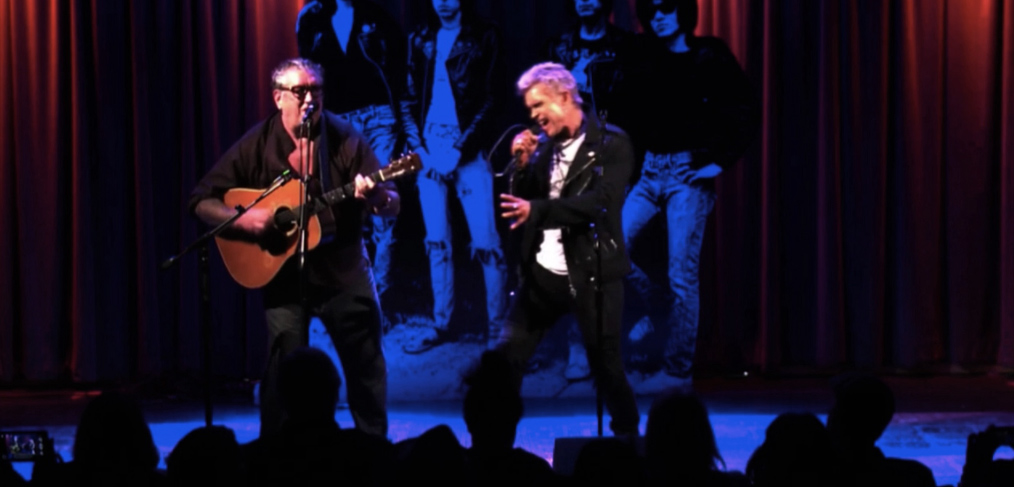 IDOL & STEVE JONES PERFORM AT RAMONES EXHIBIT | Billy Idol