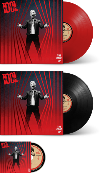 PRE-ORDER NOW! Billy Idol - The Cage - EP