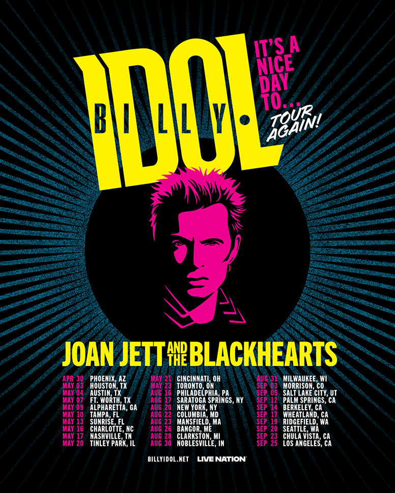 Billy Idol Tour Dates