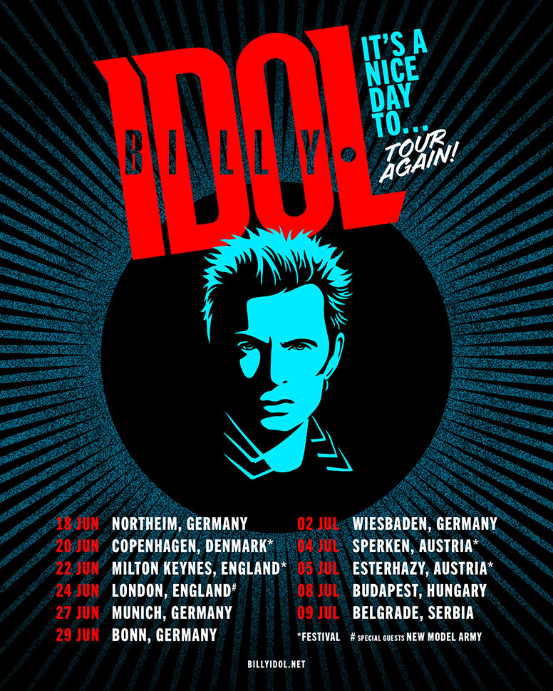 Billy Idol Tour Dates