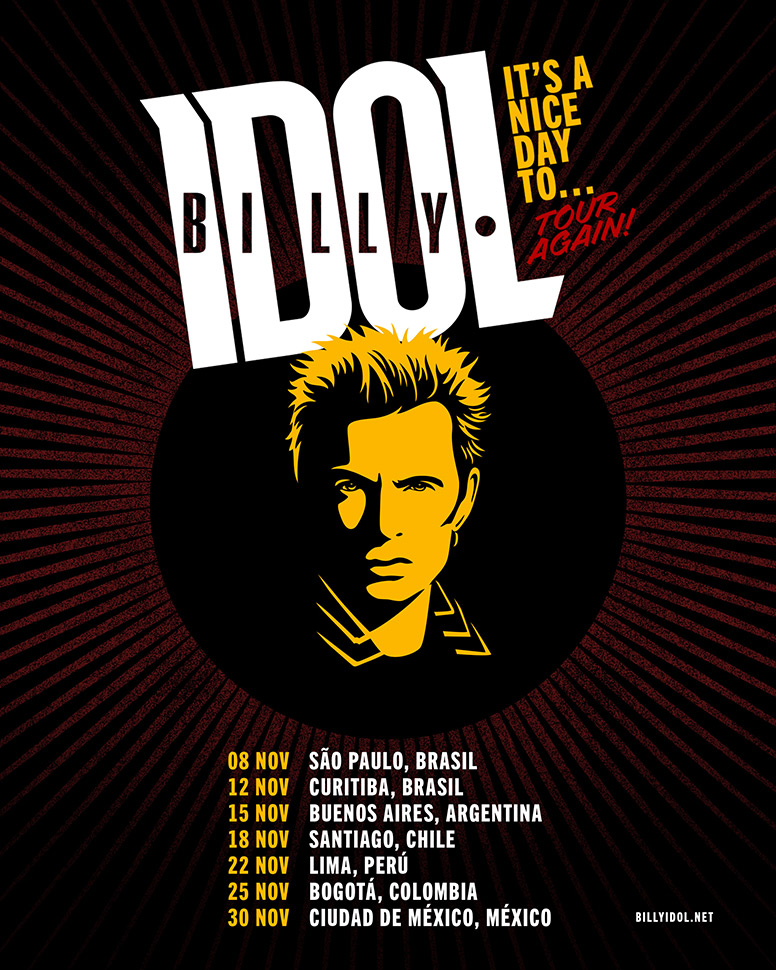 Billy Idol Tour Dates
