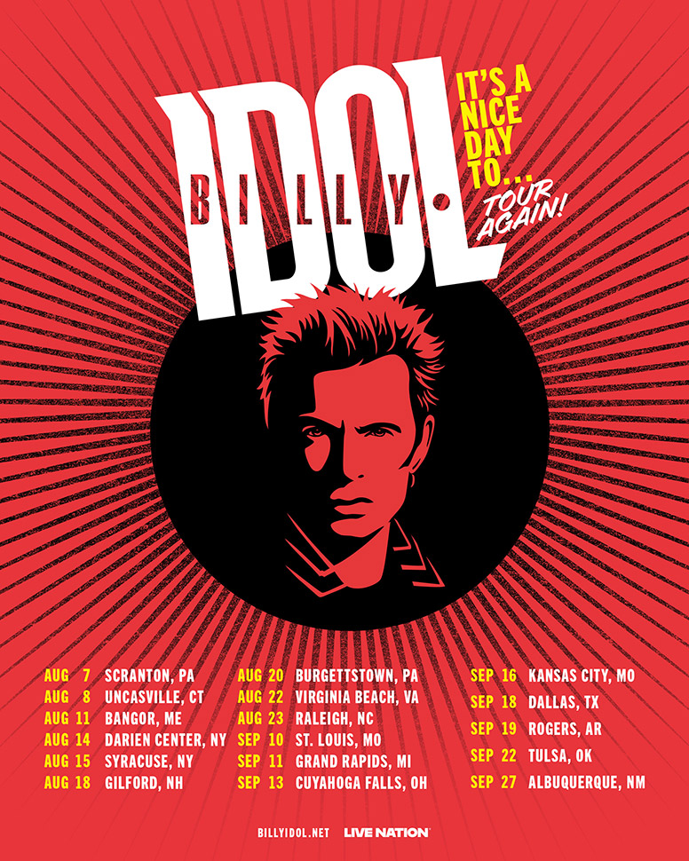 Billy Idol Tour Dates