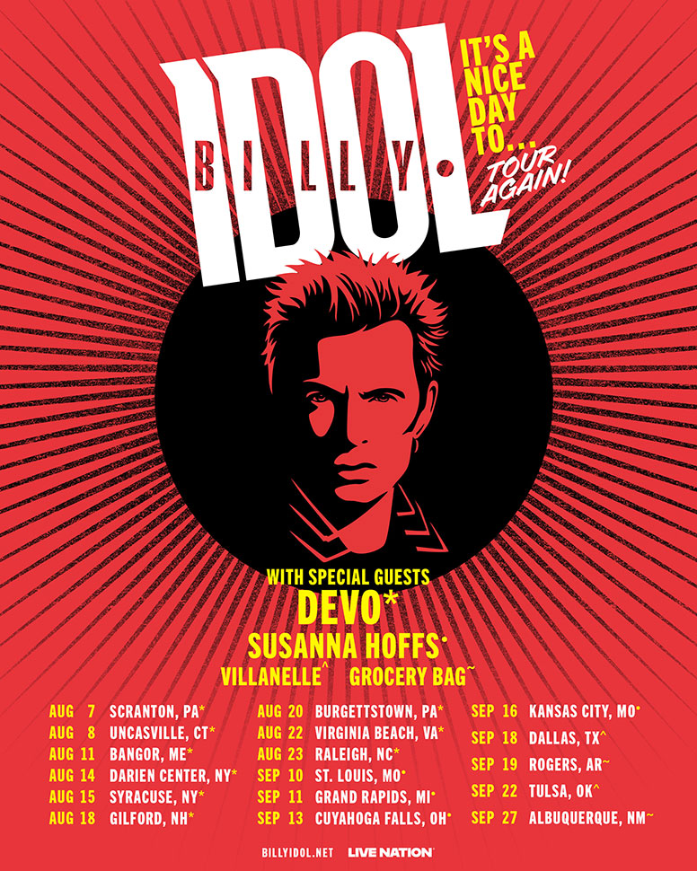 Billy Idol Tour Dates